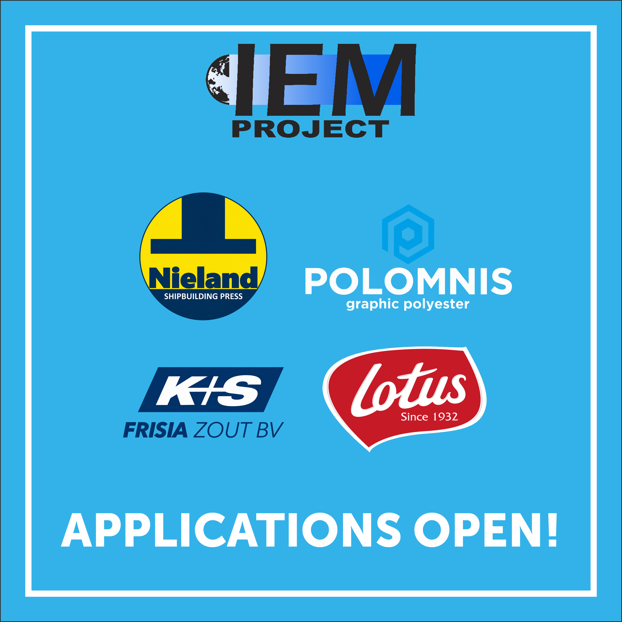IEM Project First (+Second) Round Applications 